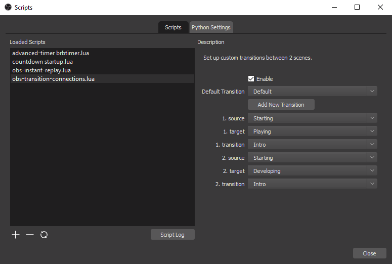 OBS Lua - Transition Connections | OBS Forums