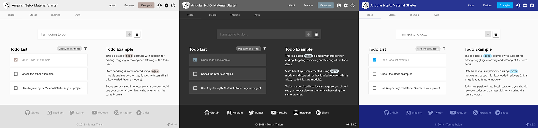 to material angular 2 how install tomastrajan/angular  starter ngrx GitHub  material