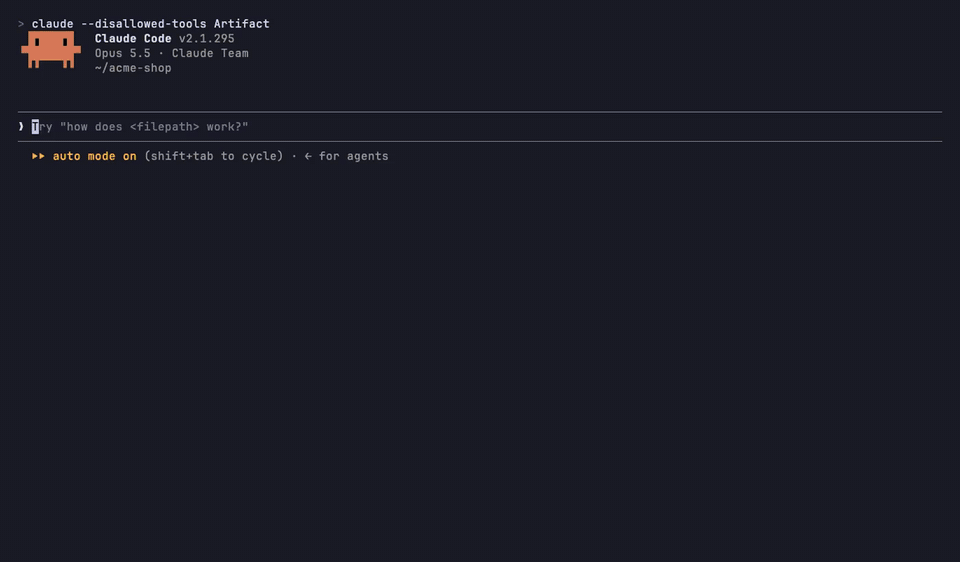 Demo: Claude draws a diagram, the chip appears, the card expands, the browser view zooms and switches themes