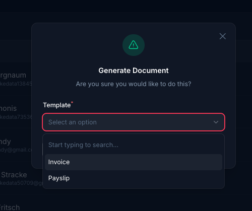 Generate Document