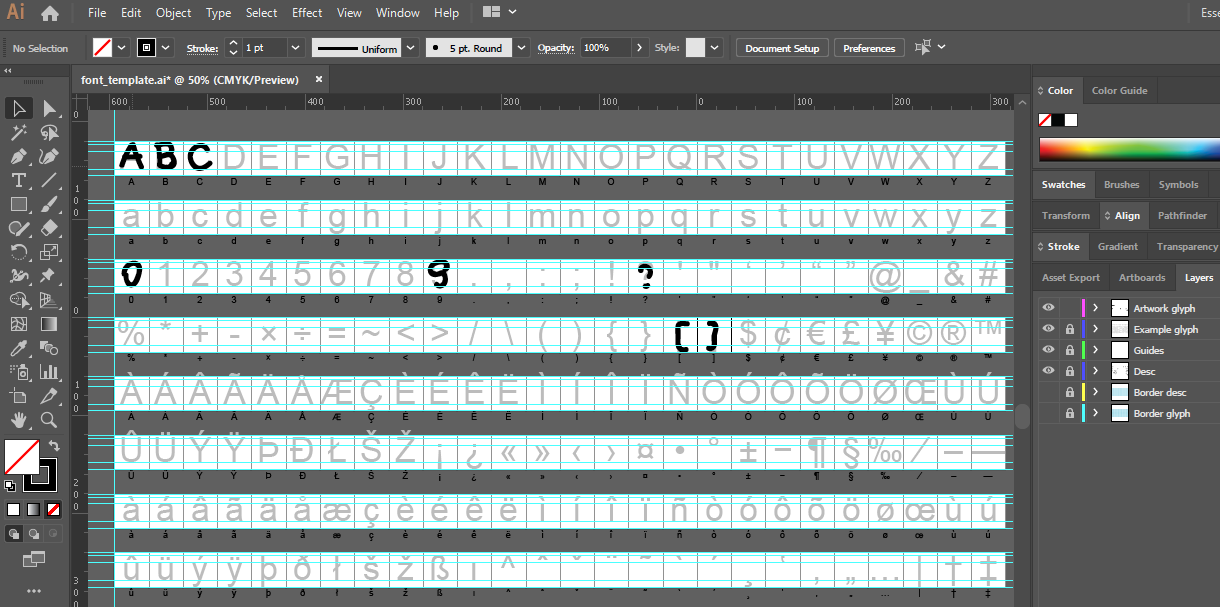 insert fonts from fontbook into illustrator