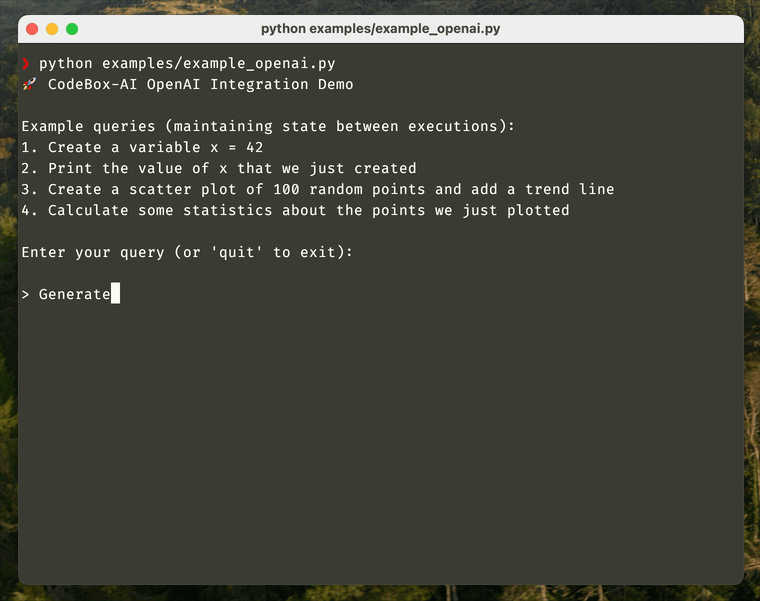 Demo screencast