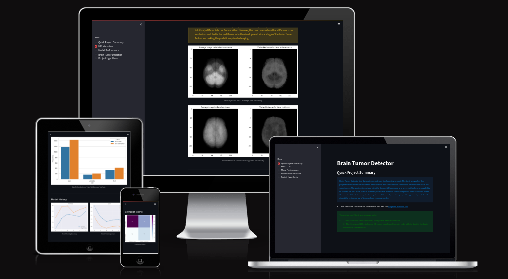 Brain Tumor Detector Am I Responsive Image