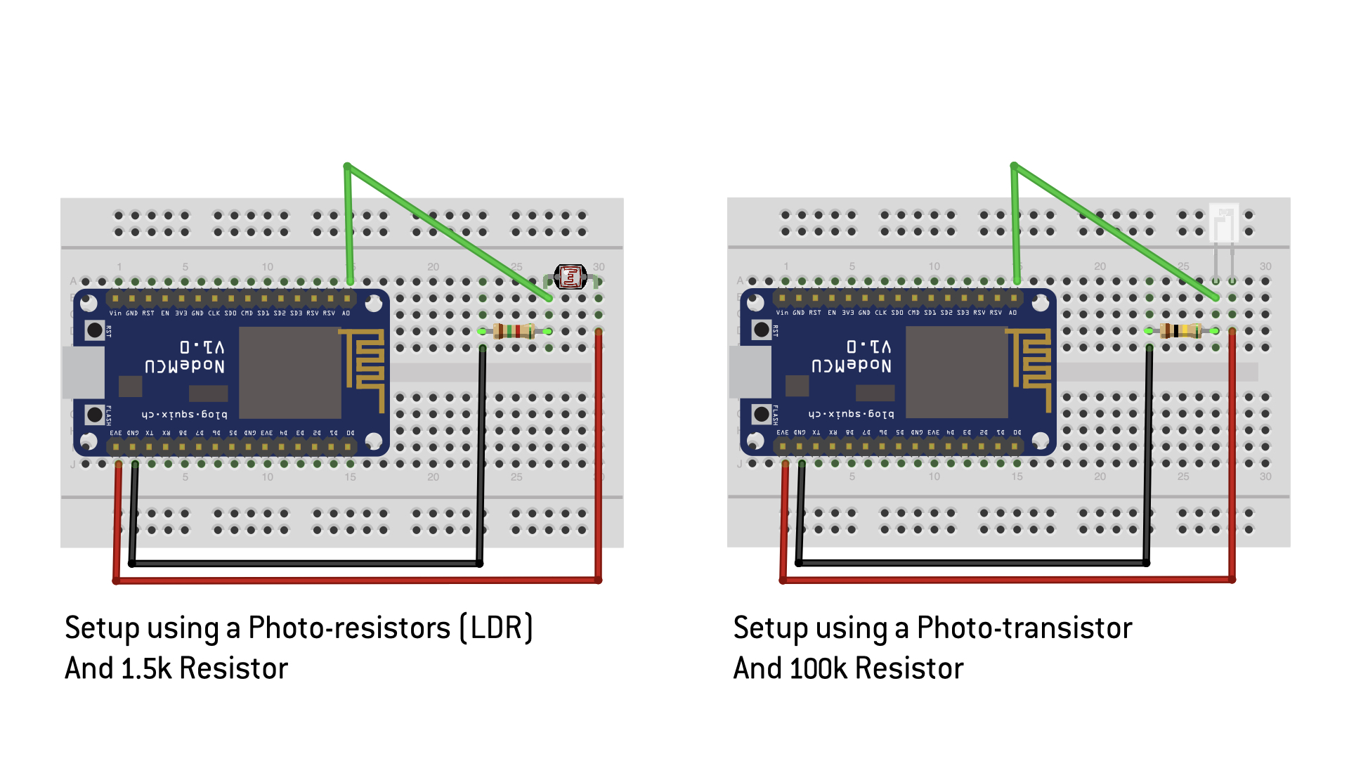 Breadboard Setup - Anaog Input