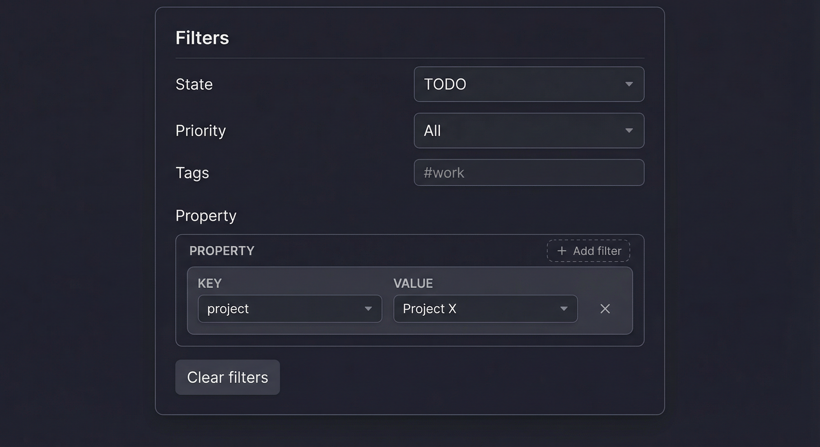 Query Filters