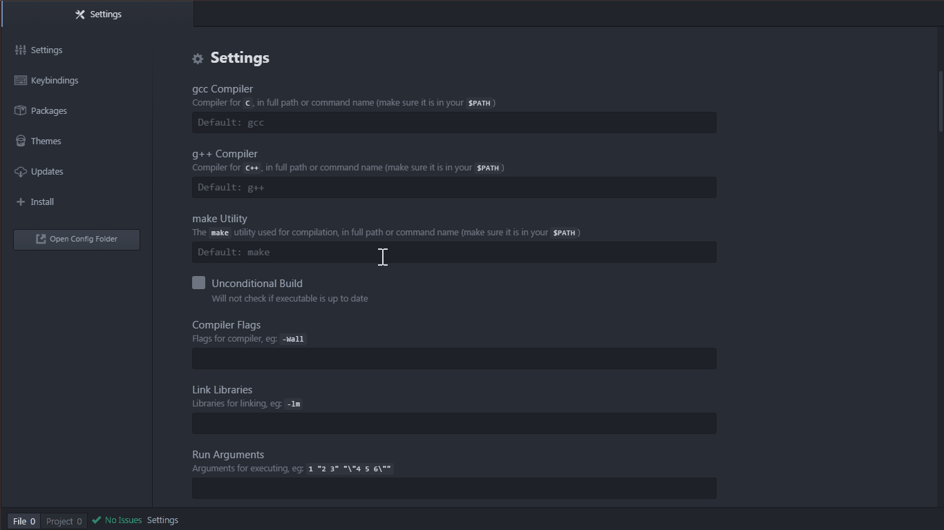 Atom C++ Mac