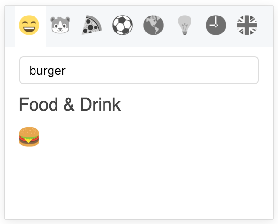 Emoji Picker with Search