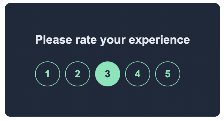 Rating App UI