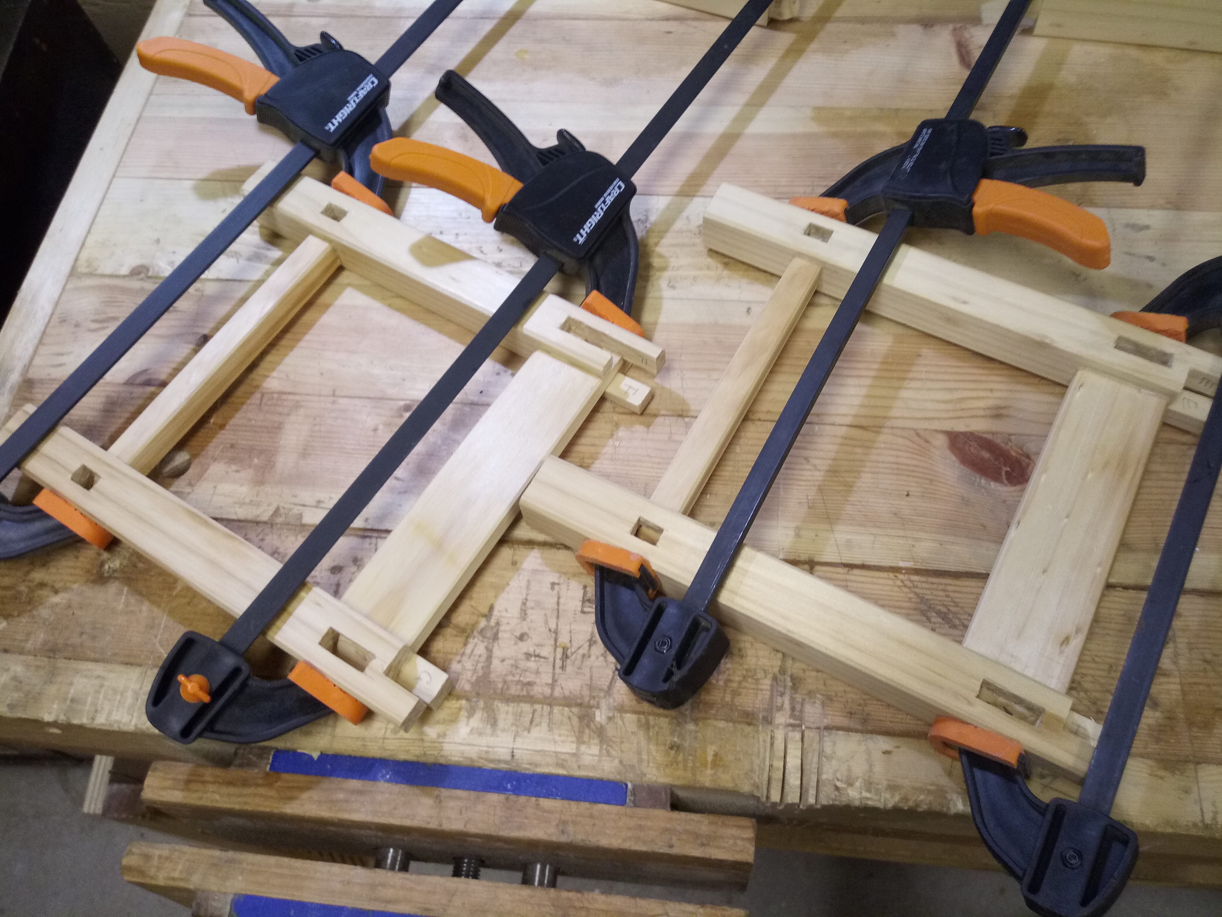 frame glue-up