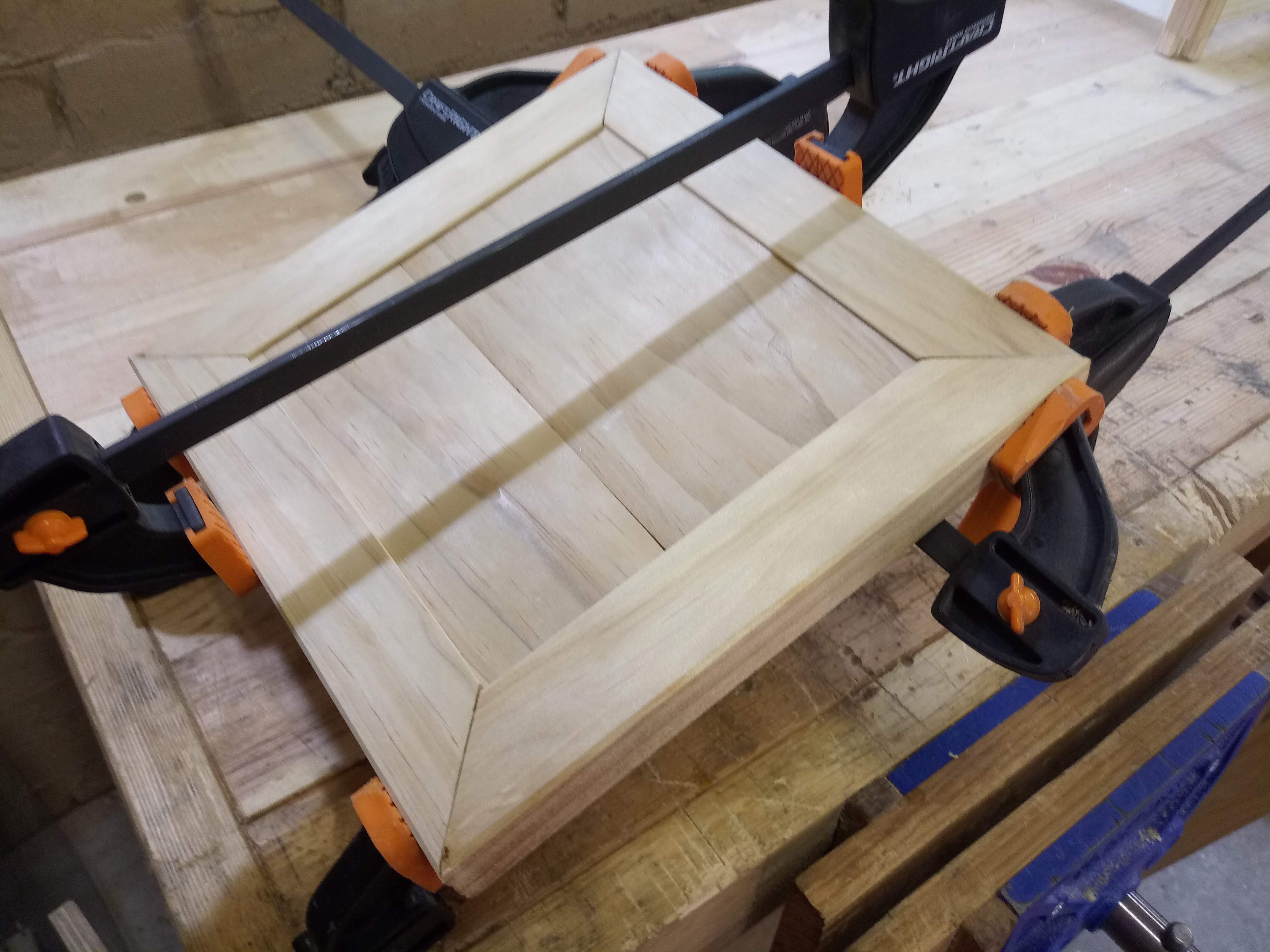 seat glue-up