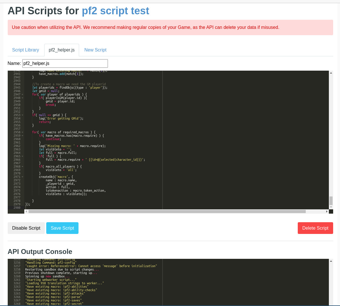GitHub - tompudding/roll20_pf2_helper: A Roll20 API script for helping ...