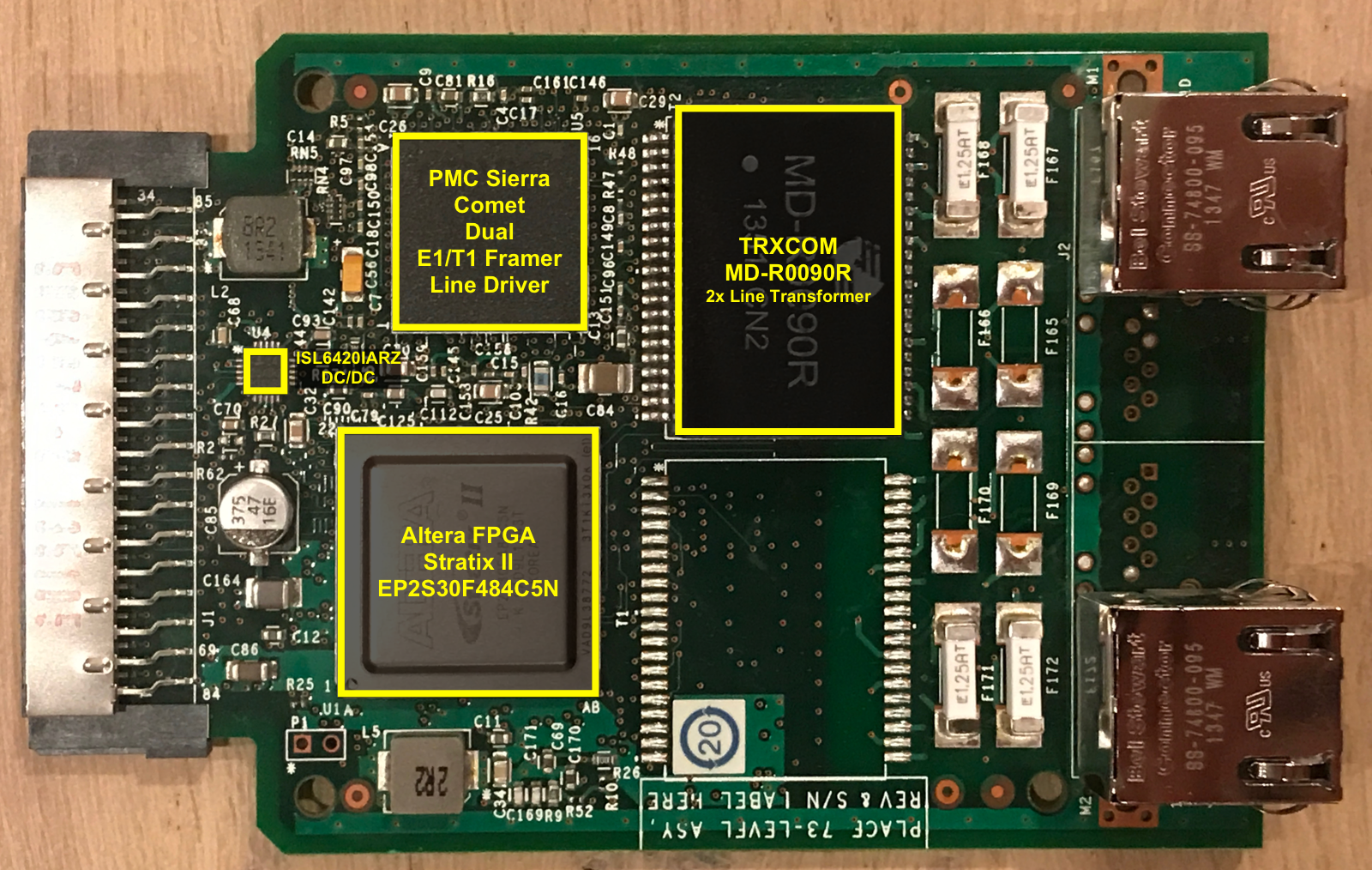 Top PCB Annotated