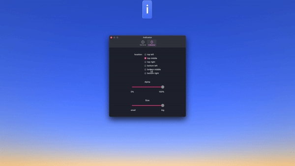 Indicator Position