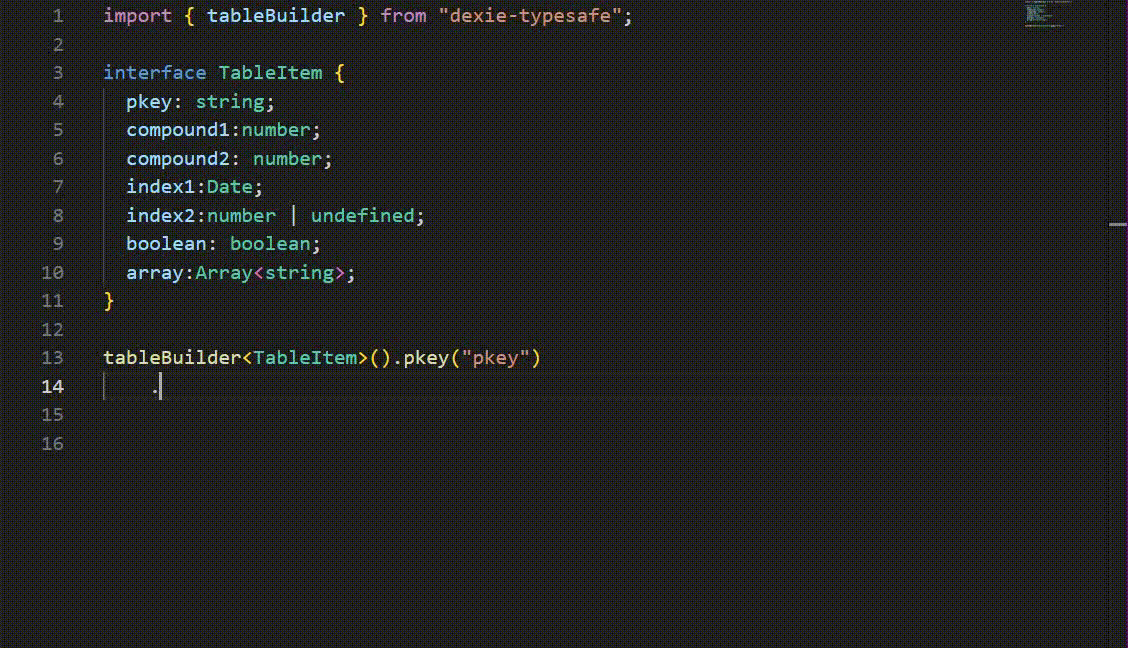 compound pkey selection