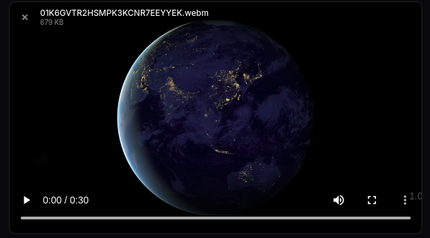 After optimization - 679 KB WebM file