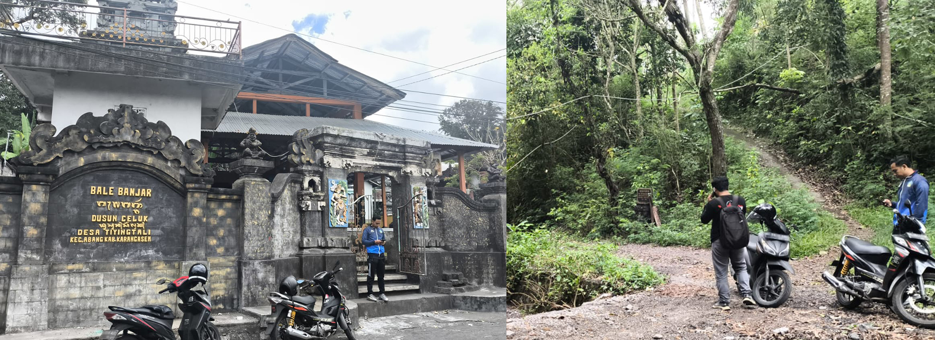 BPBD Karangasem and local communities mapped evacuation routes, assembly or safe points, essential facilities, road access, and areas with high-risks across the villages to support evacuation planning. | Photo: Pidpid Village mapping team