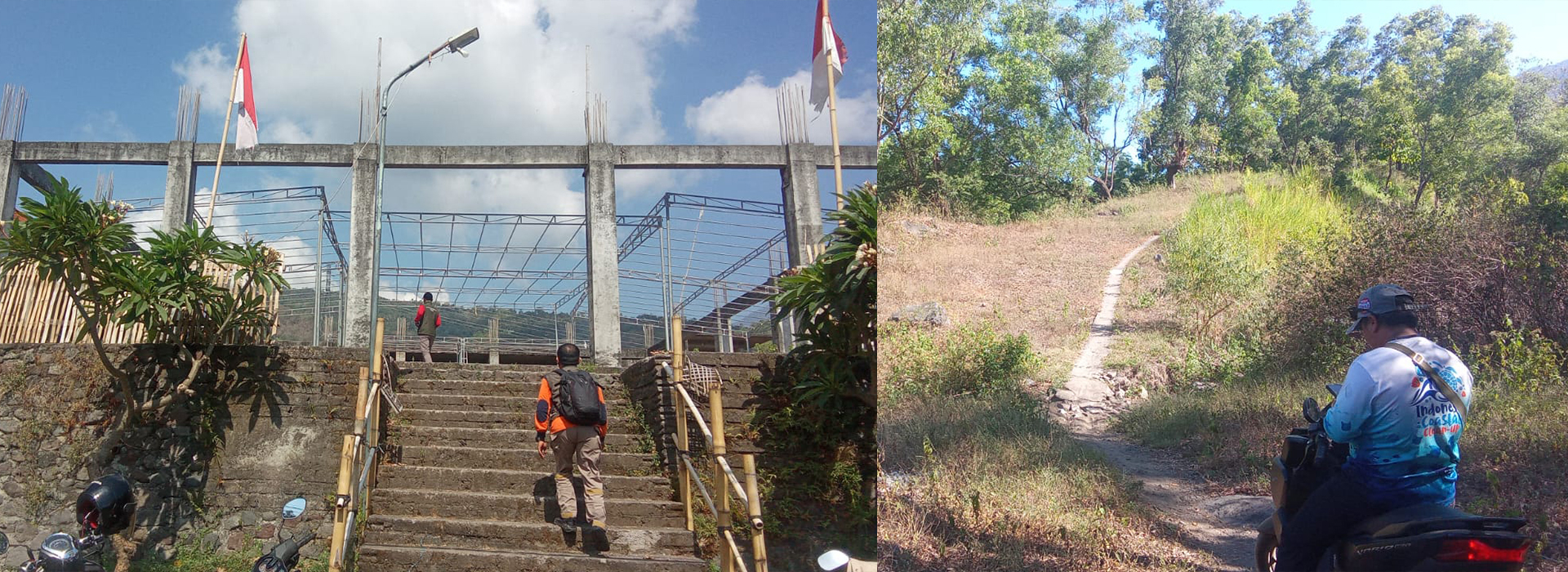 BPBD Karangasem and local communities mapped evacuation routes, assembly or safe points, essential facilities, road access, and areas with high-risks across the villages to support evacuation planning. | Photo: Tulamben Village mapping team