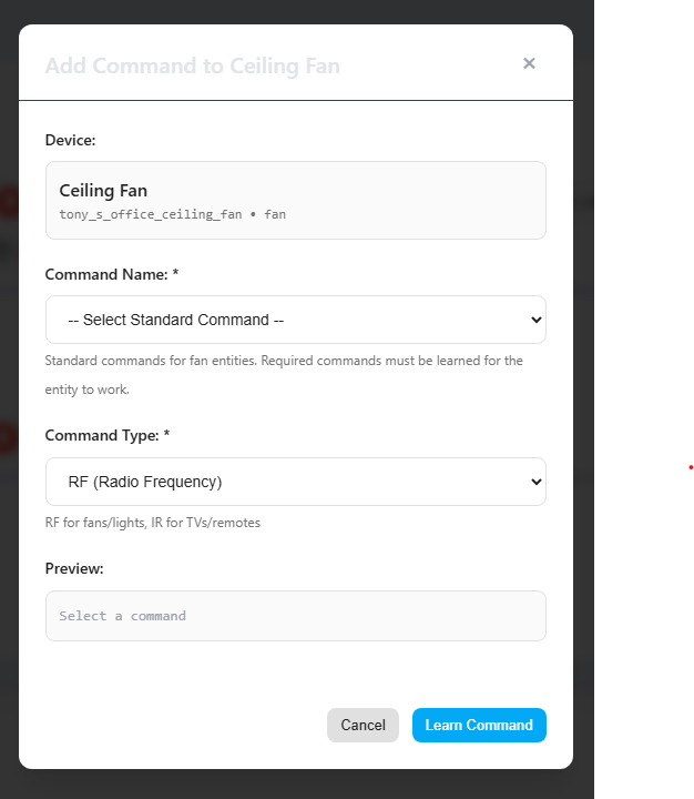 Learning Command Chat GitHub - tonyperkins/homeassistant-broadlink-manager