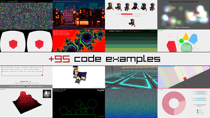 raylib - +95 coding examples!