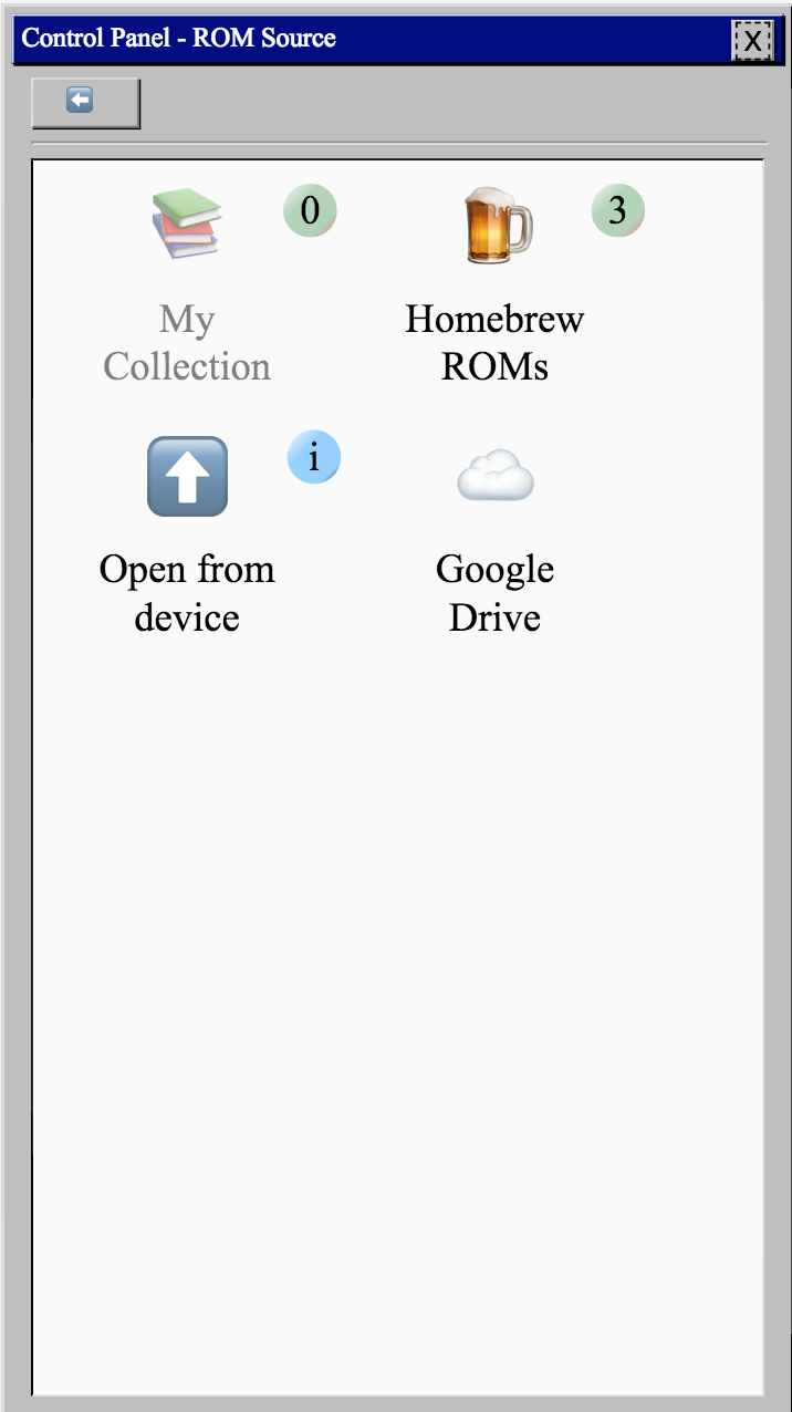 Portrait ROM source Selector