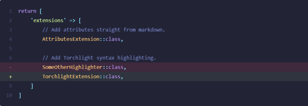 Preserving Diff Syntax Colors