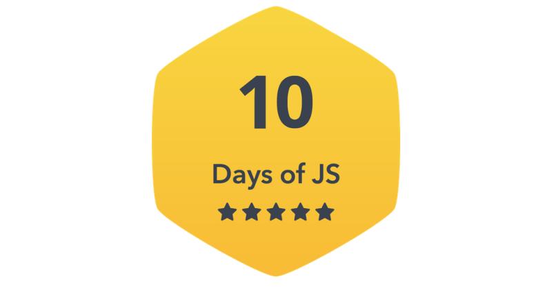 10 Days Of JavaScript