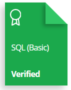 SQL Basic Badge