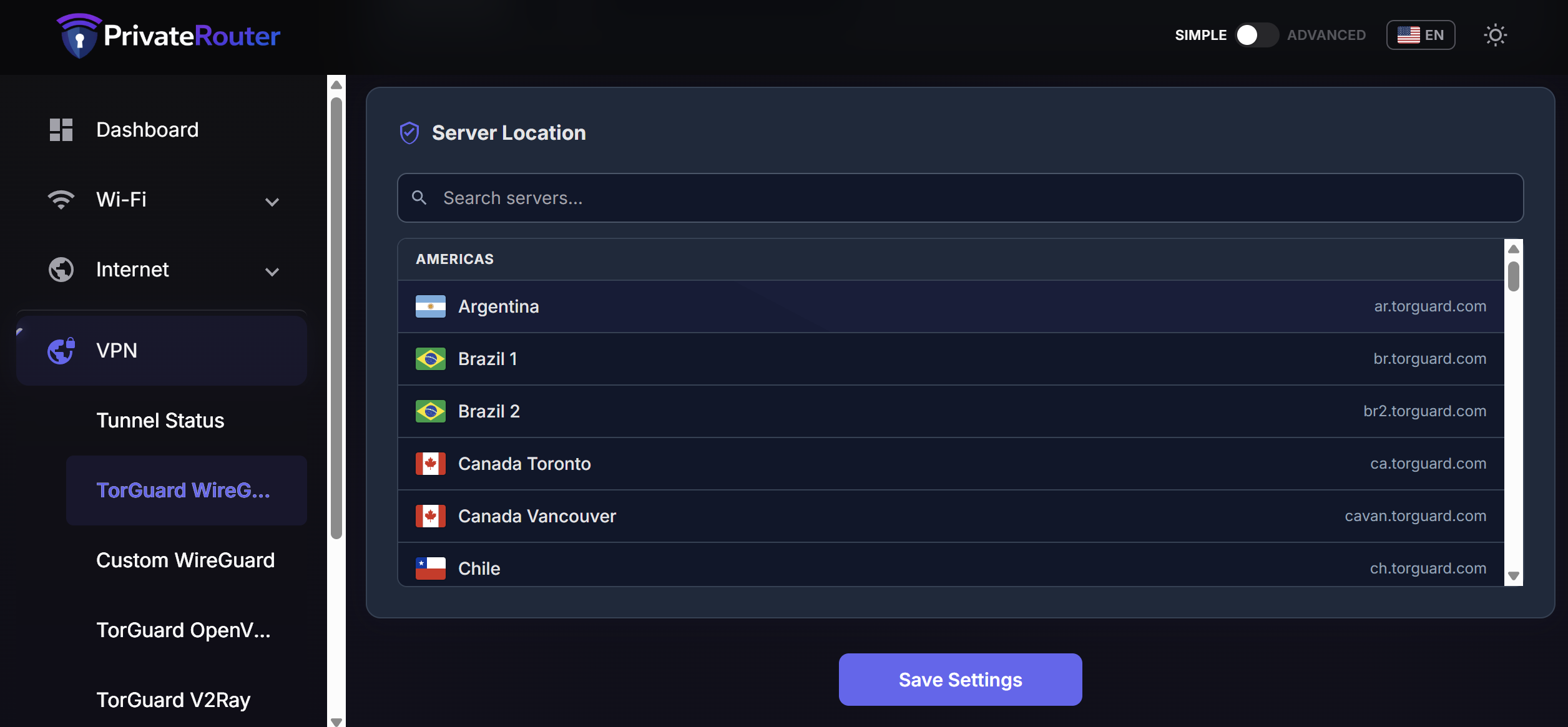 PrivateRouter LuCI Theme