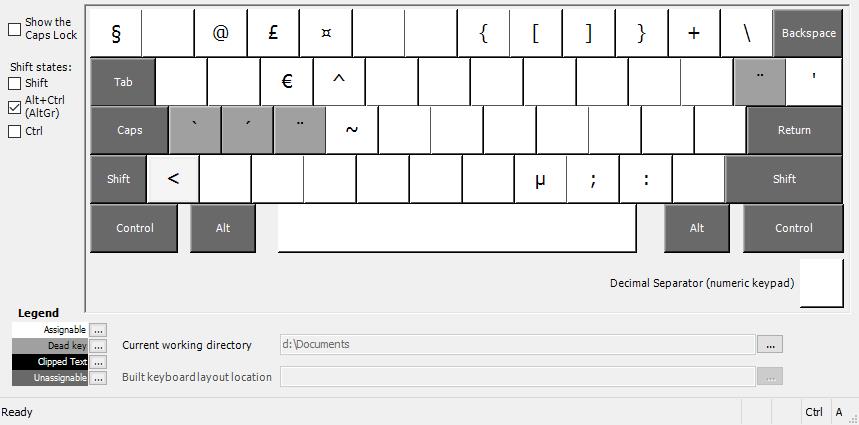 AltGr layout