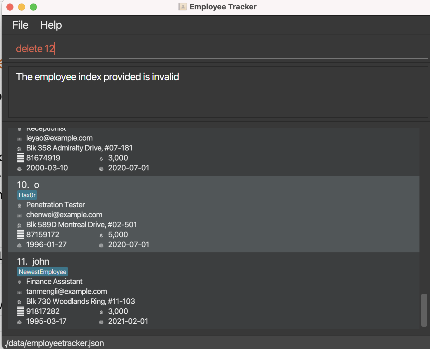 Inconsistent Error message for delete command · Issue #4 · tototto/pe ...