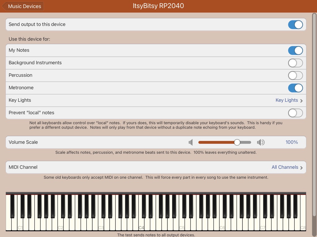 Synthesia ItsyBitsy RP2040