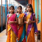 Our Uniformed Women Catering Team in Bhatkal