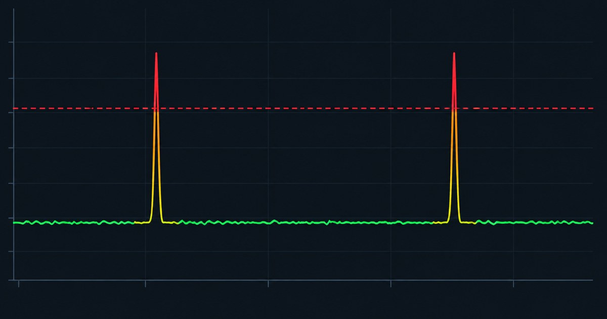 stat unitgraph 로 프레임 시간 스파이크를 확인하는 그래프 예시 · AI 생성 개념 이미지