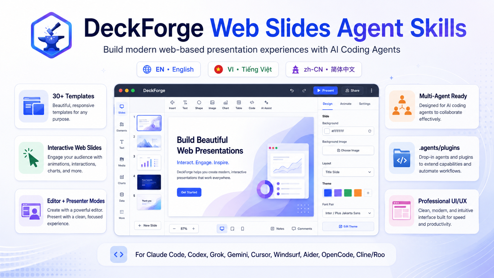 DeckForge overview