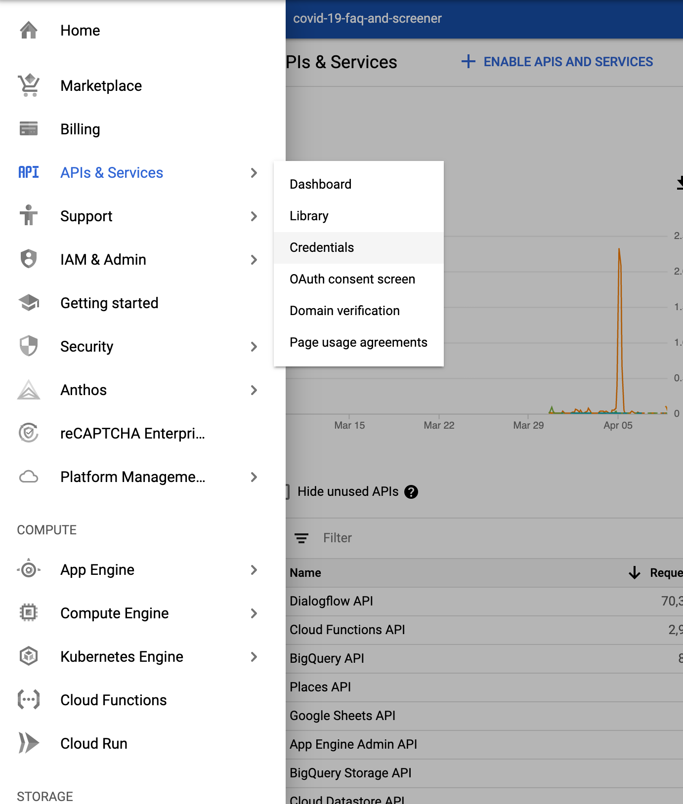 Create API Key Screenshot