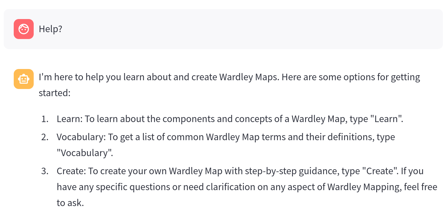 Learn Wardley Mapping Chatbot