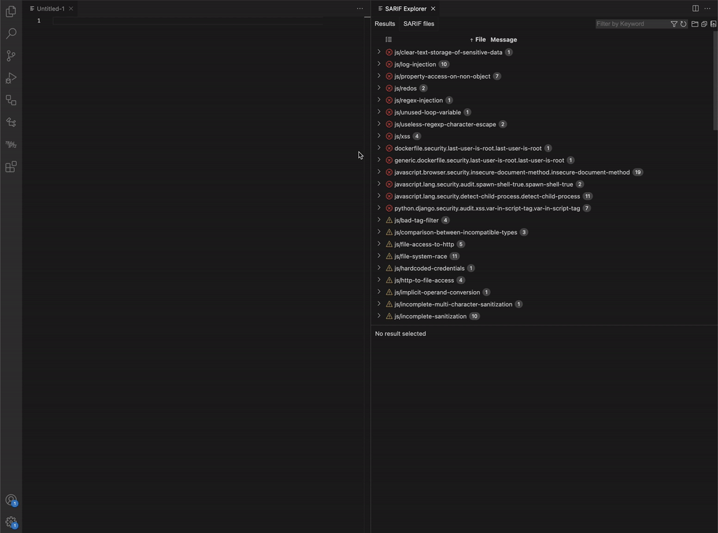 展示如何浏览结果的 GIF