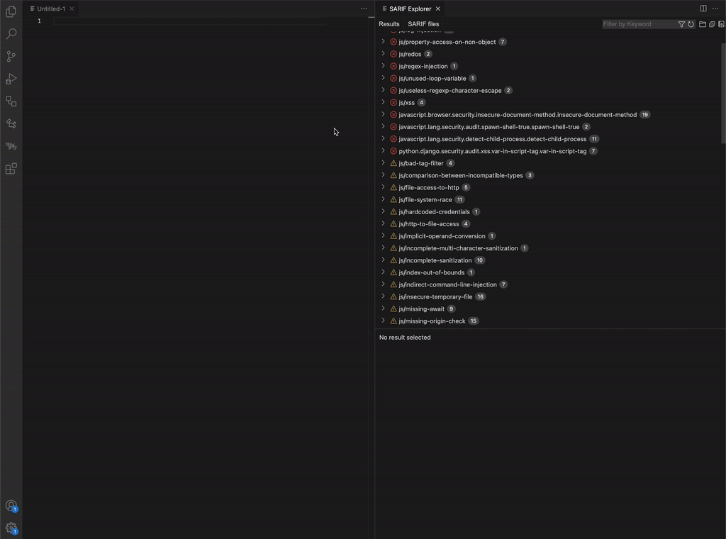展示如何分类结果的 GIF