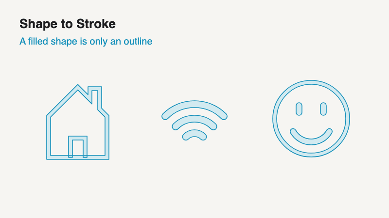 Shape to Stroke