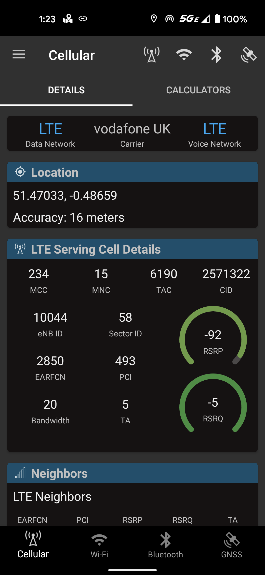 Cellular Details