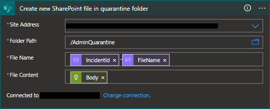 Create Quarantine File!