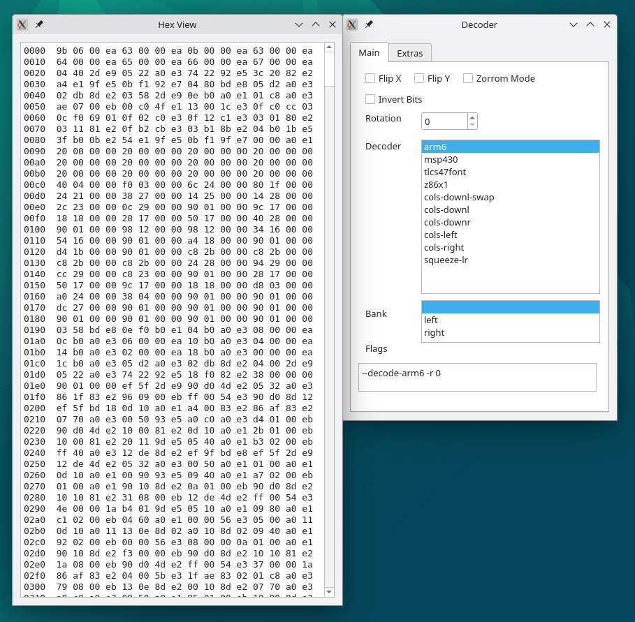 Screenshot of MYK82 decoding.