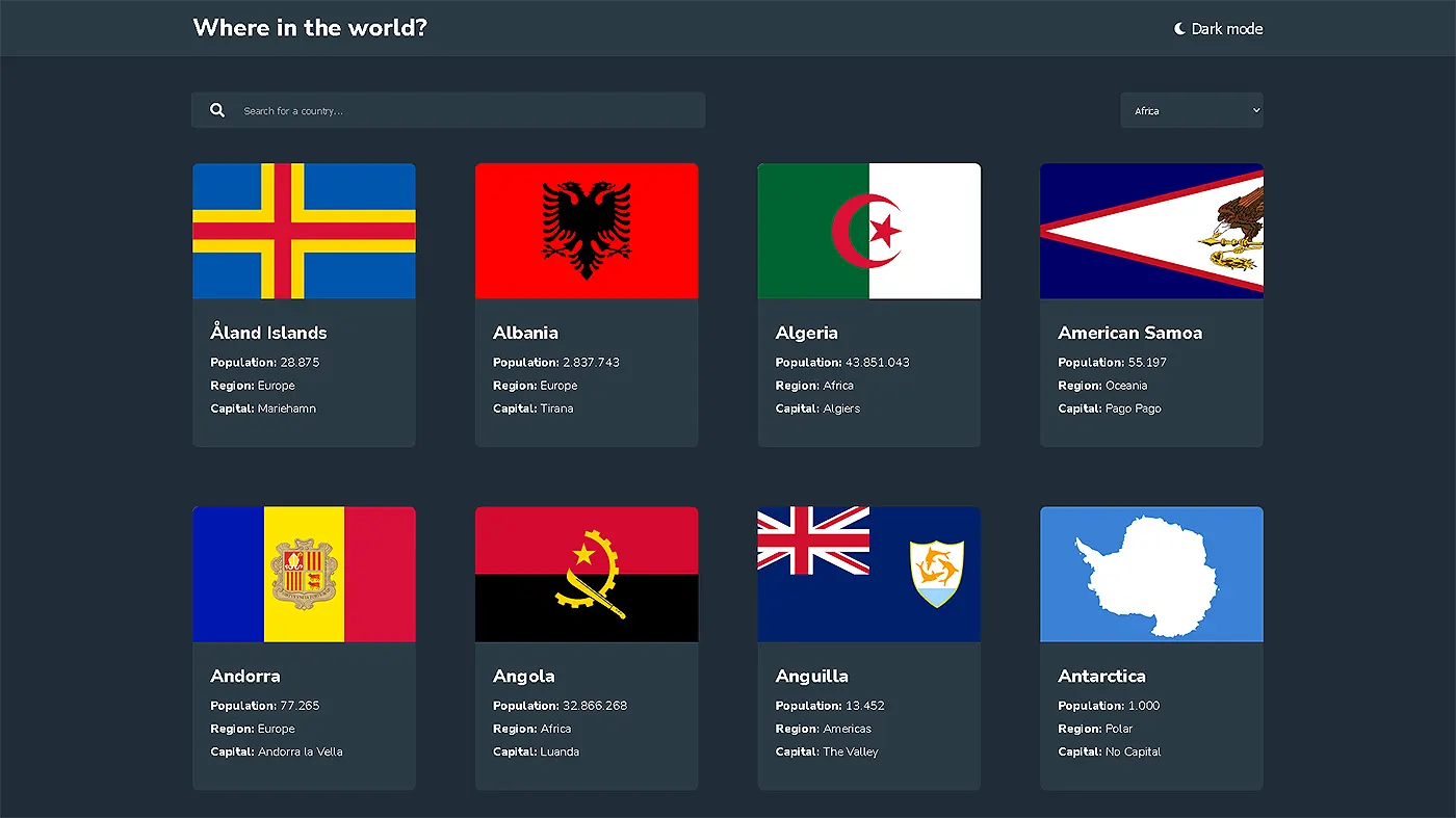 REST Countries API