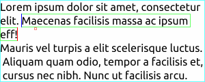 example output