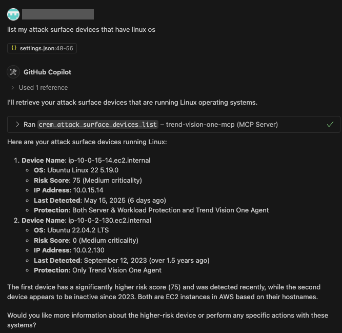filtering attack surface devicies