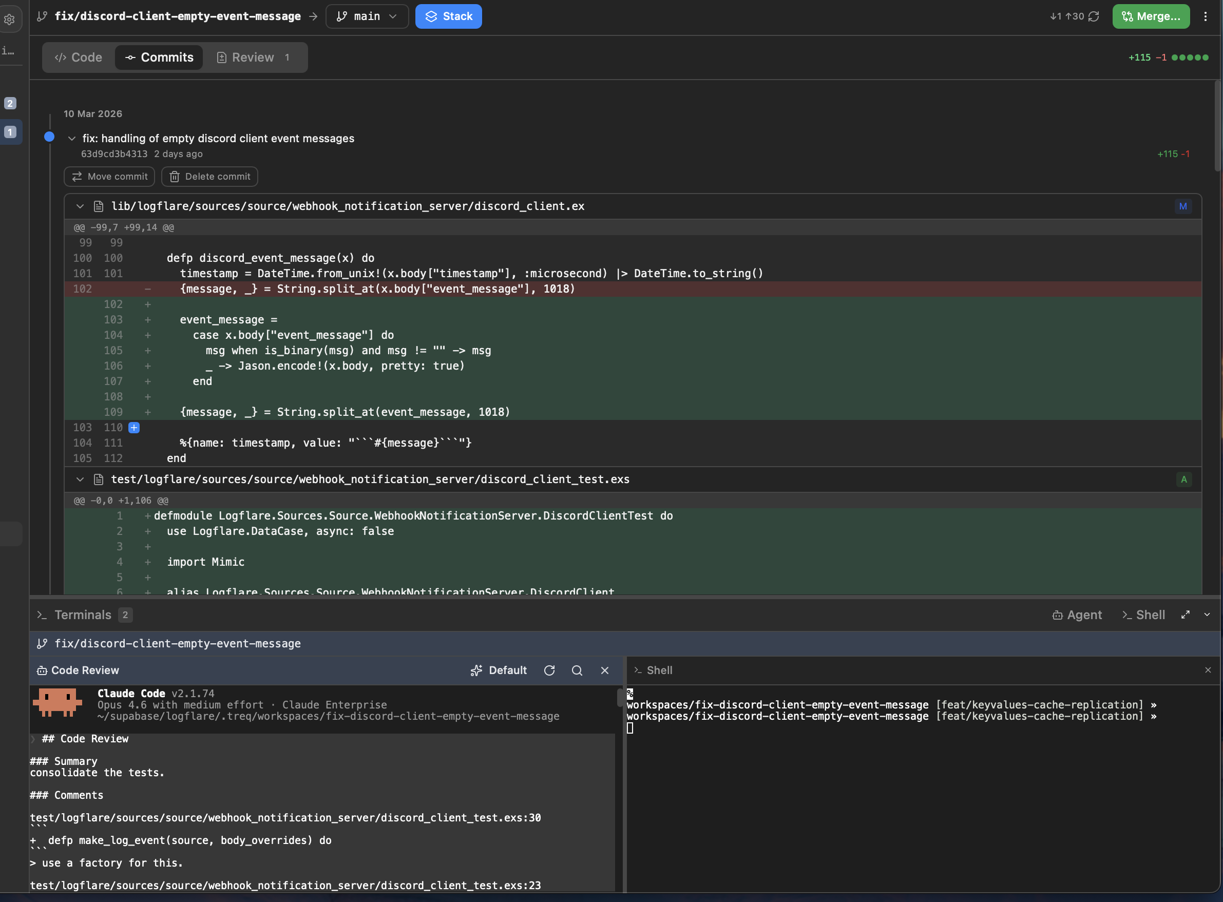 Commit History