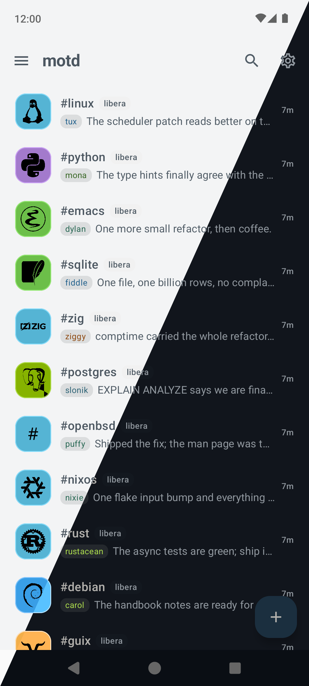 motd chat list