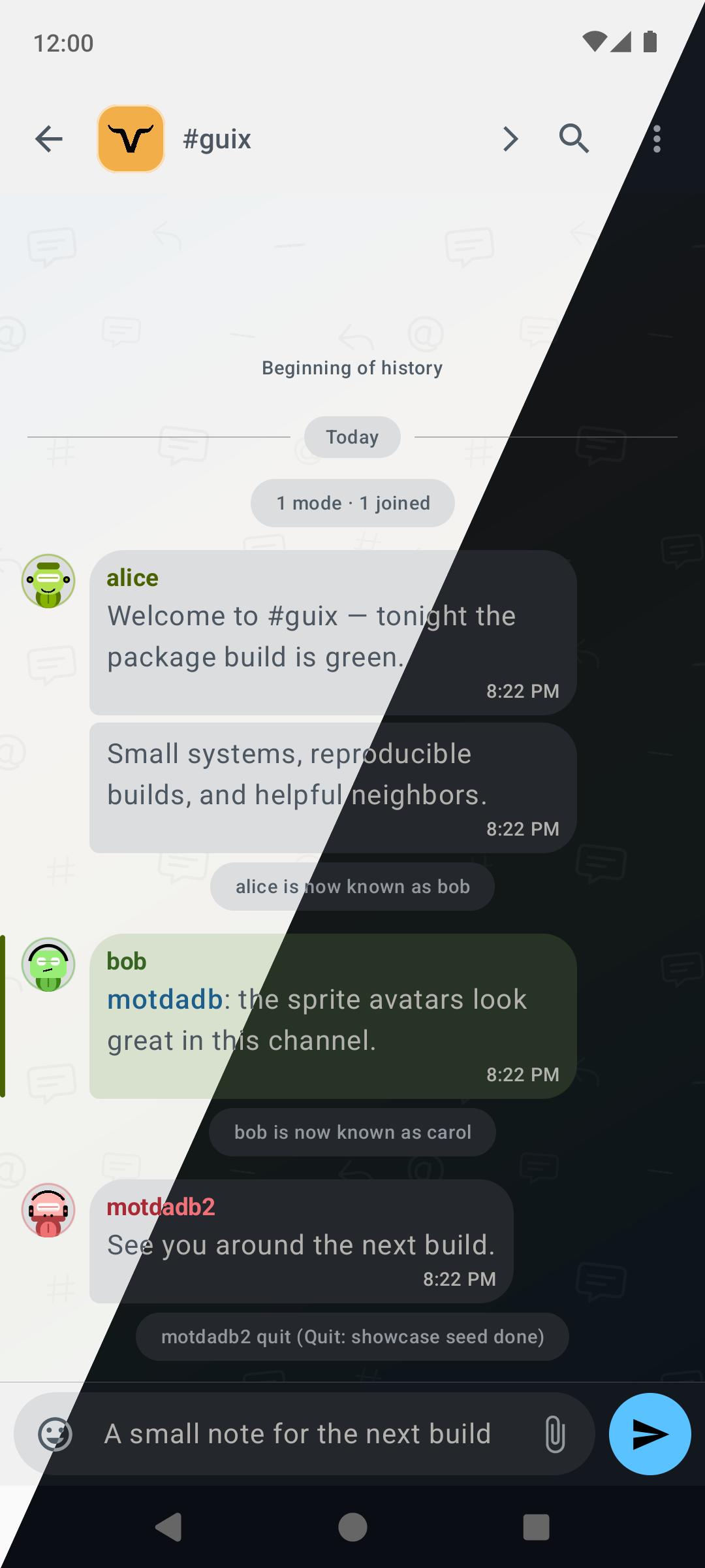 motd conversation