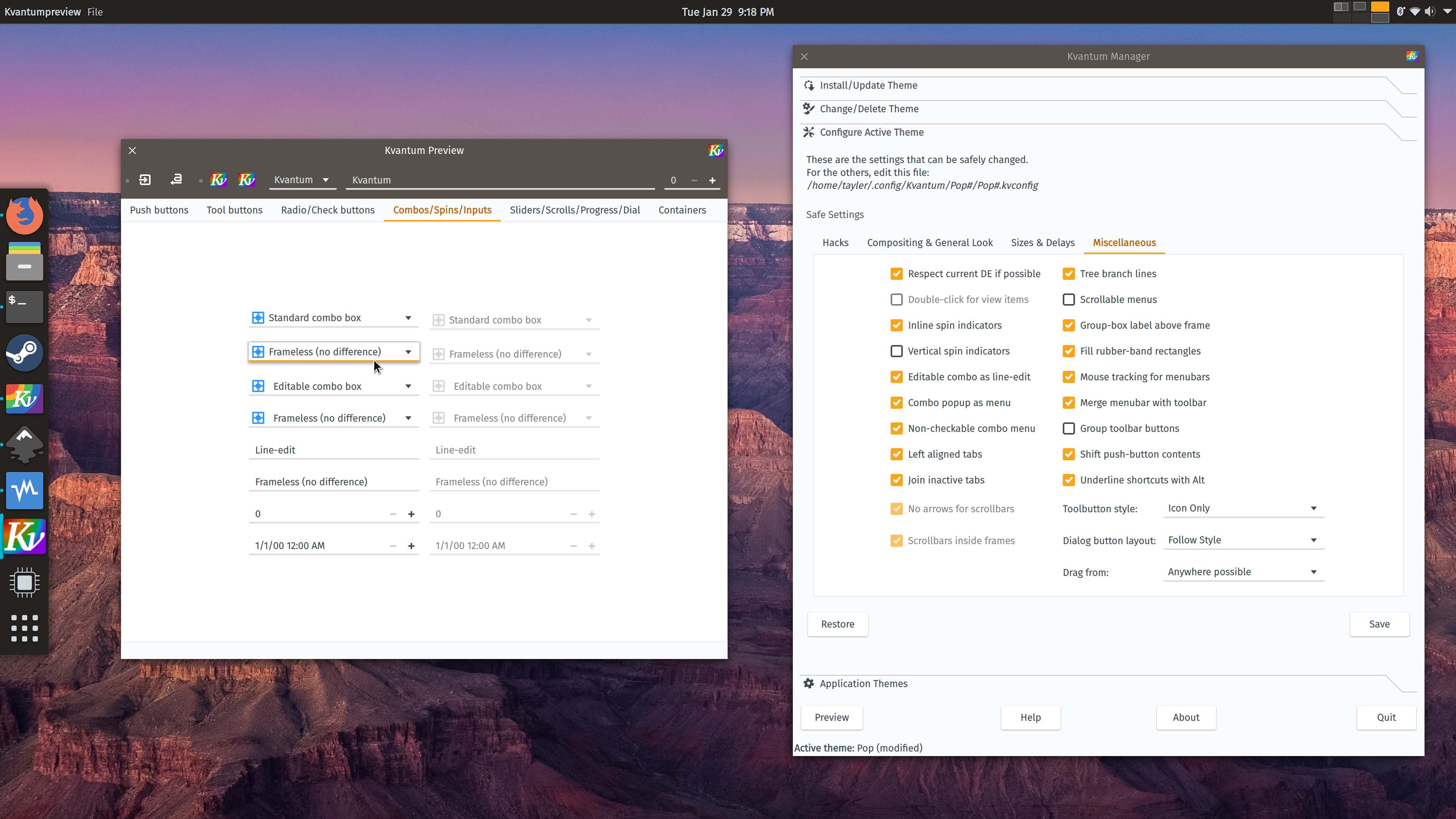 Another screenshot of Pop KDE