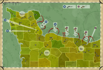 D-Day - Normandy map preview